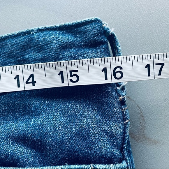 Carhartt Flannel-Lined Straight Leg Jeans – Blue Denim, Size 8 Short - Picture 12 of 14